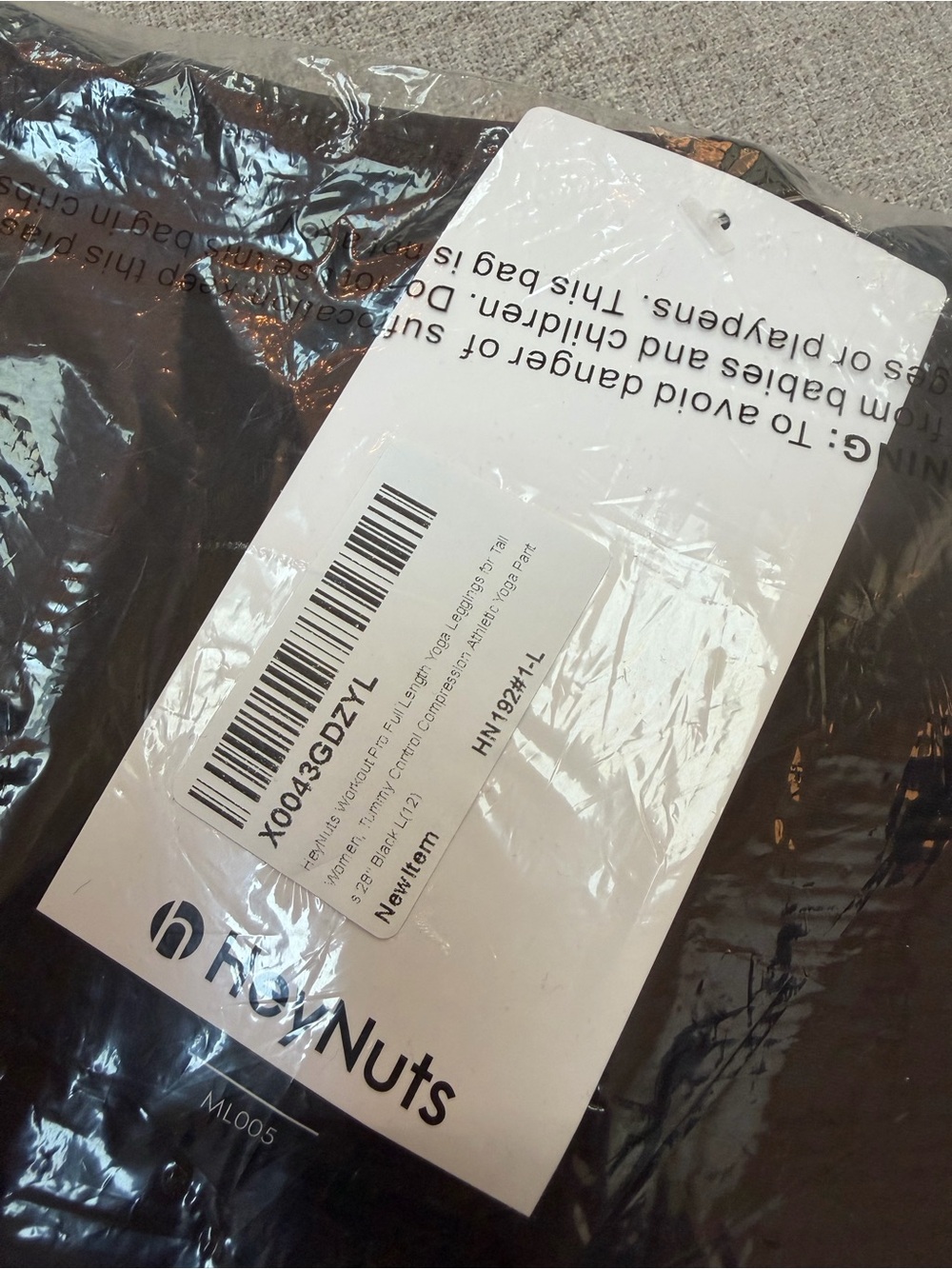 NWT HEyNuts Workout Pro Leggings 28'', Medium Plus Support, Compression Workout - Picture 2 of 3